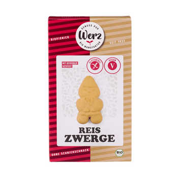 Biscuits LUTINS BIO vegan sans gluten sans lait sans oeufs sans soja sans arachide Werz : 125 grammes