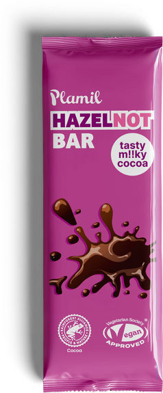 Mini tablette au SOUCHET (Hazelnot bar) vegan sans allergènes Plamil So Free : 40 grammes