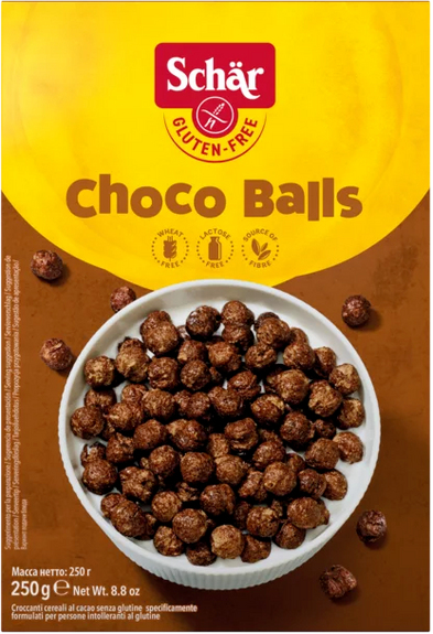 CHOCO BALLS (boules de chocolat) vegan sans allergènes Schär : 250 grammes