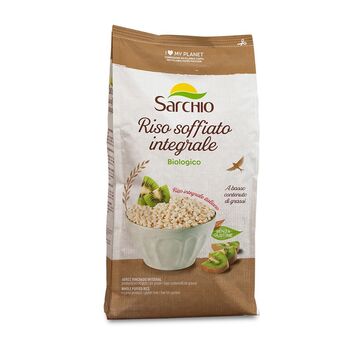 RIZ SOUFFLÉ complet BIO vegan sans allergènes Sarchio : 100 grammes