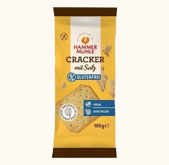 CRACKERS salés vegan sans allergènes Hammermülhe : 100 grammes