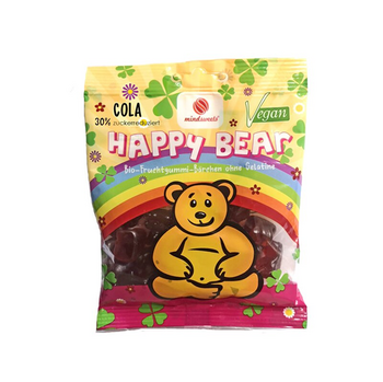 Bonbons Cola HAPPY BEAR BIO vegan sans allergènes Mindsweets : 75 grammes