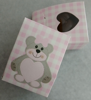 12 COEURS fondants Teddy ROSE en chocolat NOIR ONCTUEUX 60% BIO vegan sans allergènes Exquidia : 51g