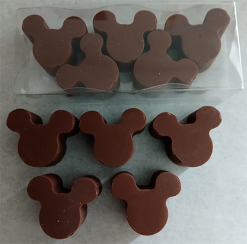 Réglette 5 souriceaux Alternative au lait (sans lait) BIO vegan sans allergènes Exquidia : 52 grammes