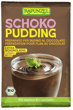 PUDDING CHOCO BIO vegan sans allergènes RAPUNZEL : 43 grammes