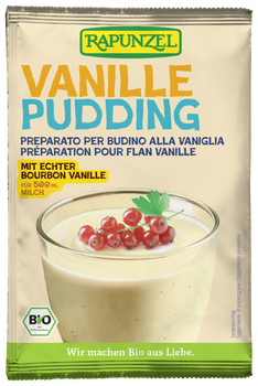 PUDDING VANILLE BIO vegan sans allergènes RAPUNZEL : 40 grammes