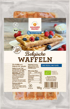 GAUFRES belges BIO sans gluten sans soja sans coque sans arachide Hammermülhe : 100 grammes