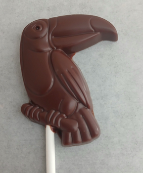 1 sucette TOUCAN ALTERNATIVE au lait (sans lait) vegan sans allergènes Exquidia :  19 grammes