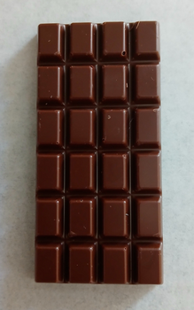 MINI TABLETTE en chocolat NOIR (55%) (origine Pérou) BIO vegan sans allergènes Allergoora : 34 grammes