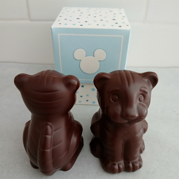 LIONCEAU CREUX (Mickey STARS) en chocolat NOIR 60% BIO sans allergènes Exquidia Exquidia : 55g