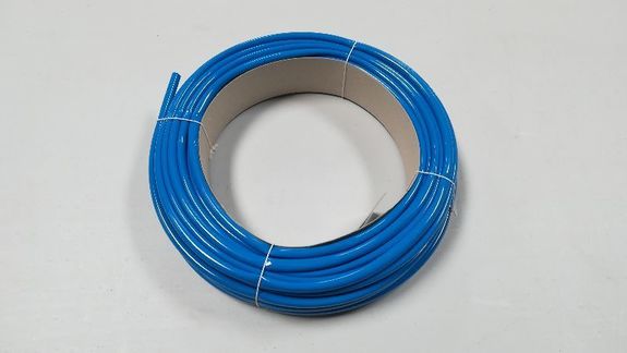Gaine PVC de 8 mm bleu