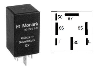 Relais de préchauffage