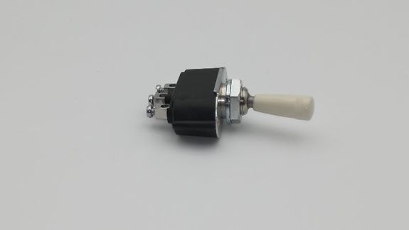 Interrupteur on/off/on blanc