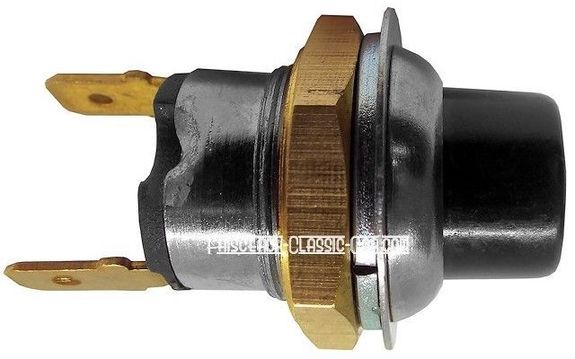 Bouton poussoir noir