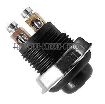 Bouton poussoir PVC noir