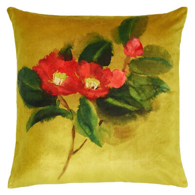 Designers Guild coussin Camellia Velours Mimosa