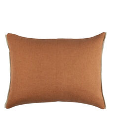 Designers Guild coussin Carres Ombres terracotta