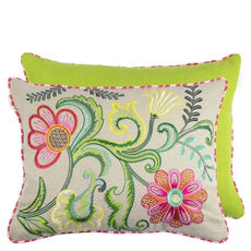 Designers Guild coussin Embroidered Osier Damasse fuchsia