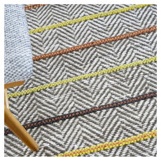 Designers Guild rug Portminster ochre large