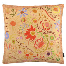 Christian Lacroix cushion Dites le avec des fleurs azur