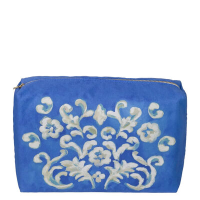 Designers Guild Trousse de toilette Isolotto Cobalt large