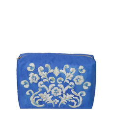 Designers Guild Washbag Isolotto Cobalt small