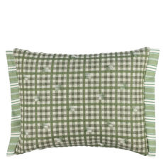 Designers Guild coussin Vichy emerald