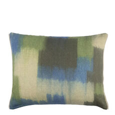 Designers Guild coussin Carres Ombres moss