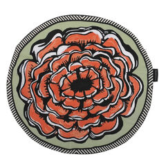 Christian Lacroix coussin Roseron Tomate Round