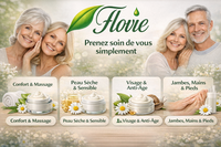 Cosmétiques FLOVIE : soins visage, corps & confort au quotidien