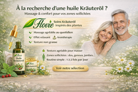 Huile Kräuteröl : les plantes pour le massage & le confort | FLOVIE