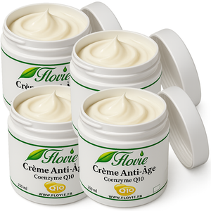 Lot de 4 crèmes anti-âge au Q10 et à l’huile de graine de tournesol