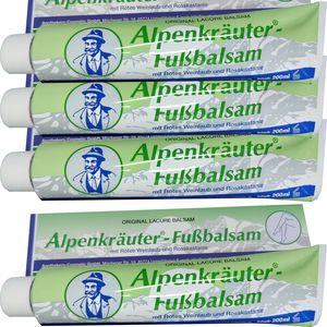 lot de 4 Alpenkrauter Fussbalsam