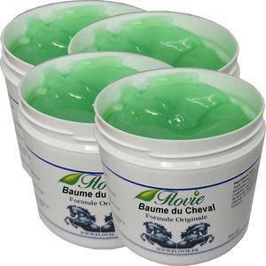 Lot de 4 pots de Baume du cheval formule originale