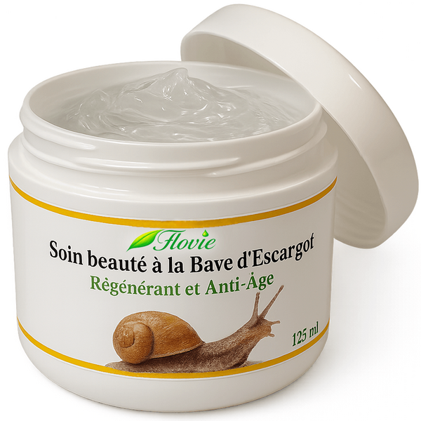 Crème à la bave d’escargot FLOVIE : soin régénérant & anti-âge
