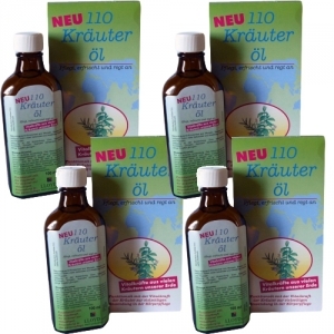 Lot de 4 Kräuter öl 110 NEU