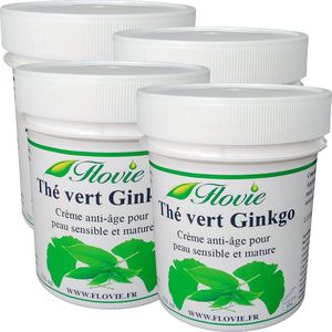 Lot de 4 Crèmes au thé vert et au ginkgo biloba