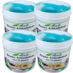 lot de 4 Baumes aux 10 plantes muscles et articulations