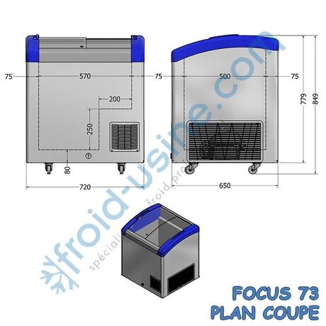 Panier vrac pour conservateurs à glaces FOCUS