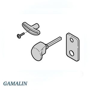 HORMANN - POIGNEE EXTERIEURE 40 ALU/INOX