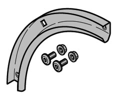 HORMANN - RAIL DE GUIDAGE COURBE 90°