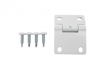 Charnières Intermédiaires  blanches Entraxe 40 (Lot de 3)