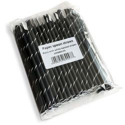 Lot De 15 Pailles à Granité Réutilisables – 2 En 1 Paille + Cuillère – Colorées – Pour Smoothie, Milkshake, Café, Cocktail - 4