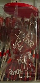 Sucette coeur " Y  love you " 80 gr