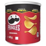 Chips  Pringles original 40g -  Le lot de 12 boîtes de 40g.