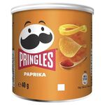 Chips  Pringles Paprika 40g -  Le lot de 12 boîtes de 40g.