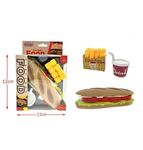 SET FAST FOOD SANDWICH