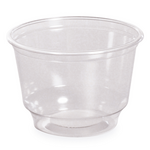 Pot à glace en APET transparent 236 ml - carton de 1000 unités
