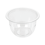 Pot à glace en rPET transparent 300 ml - carton de 900 unités