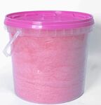 Barbe à papa  seau de 5.5 litres goût FRAISE